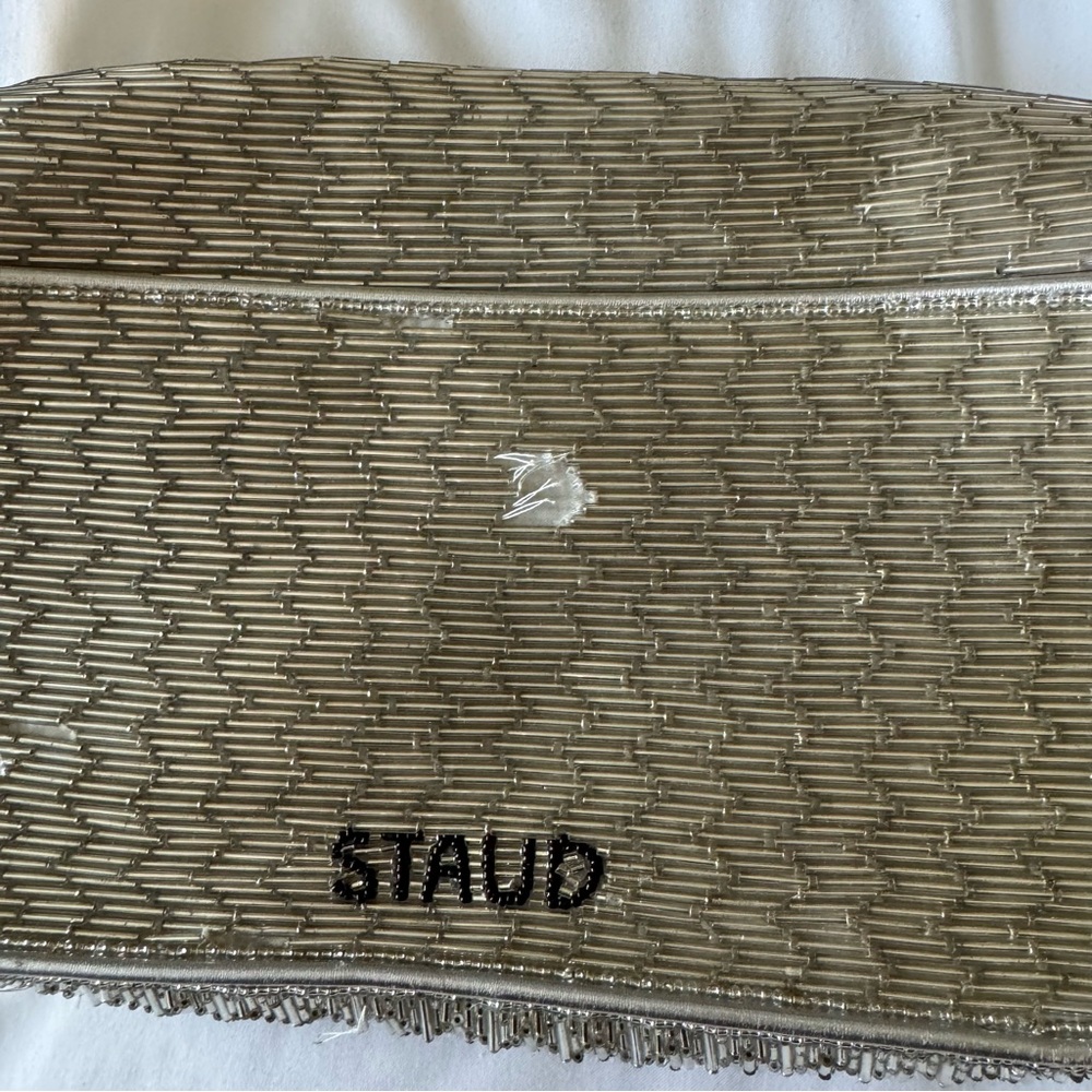 STAUD Silver Tommy Beaded Bag - Picture 7 of 9